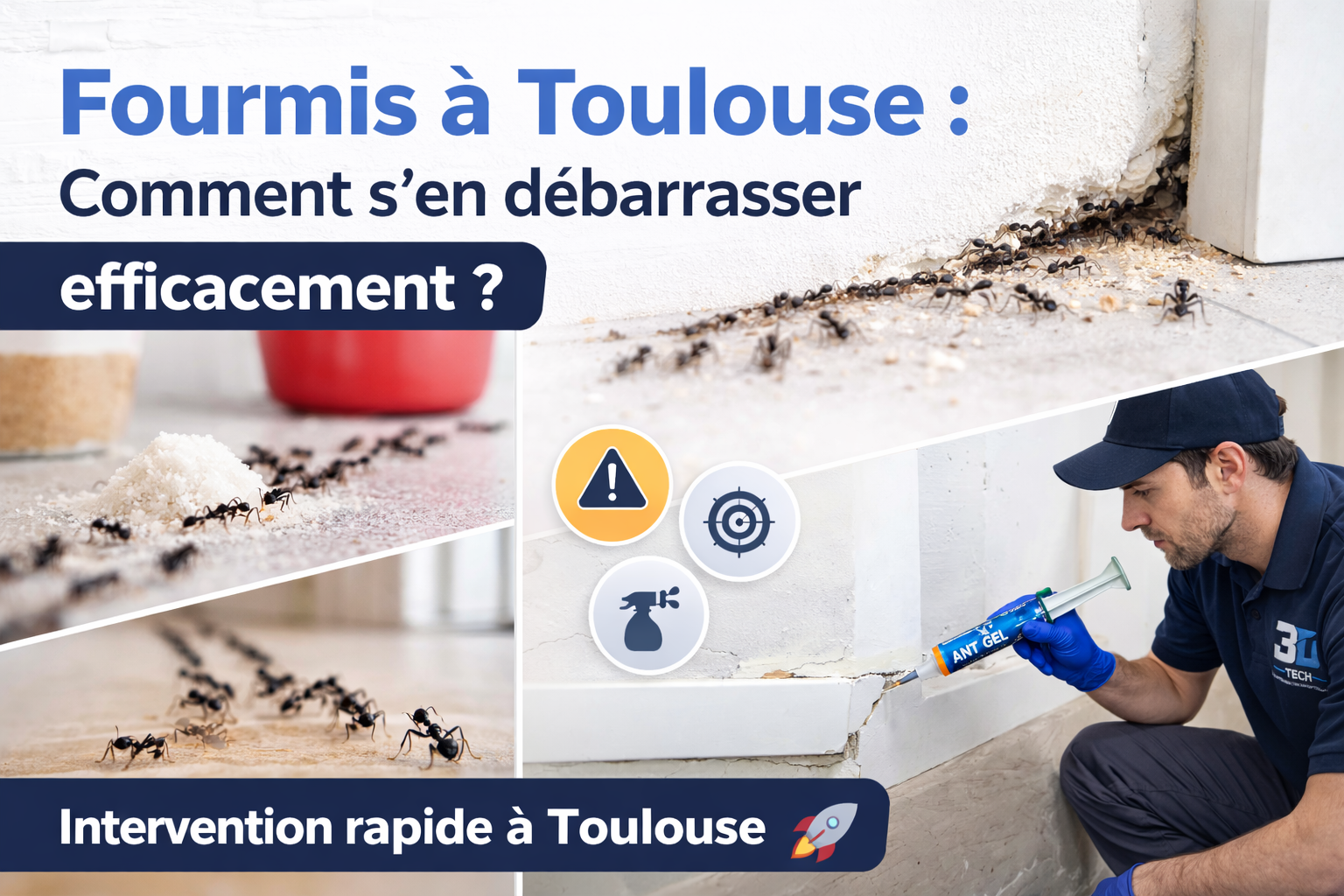 🐜 Fourmis à Toulouse : comment s’en débarrasser efficacement ?